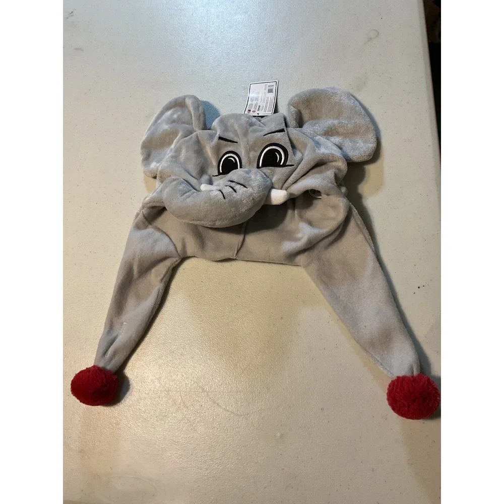 Forever Collectibles Alabama Crimson‎ Tide Big Al Elephant Plush Mascot Hat NWT